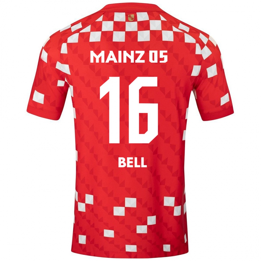 Kinderen Stefan Bell #16 Wit Rood Thuisshirt Thuistenue 2024/25 T-Shirt