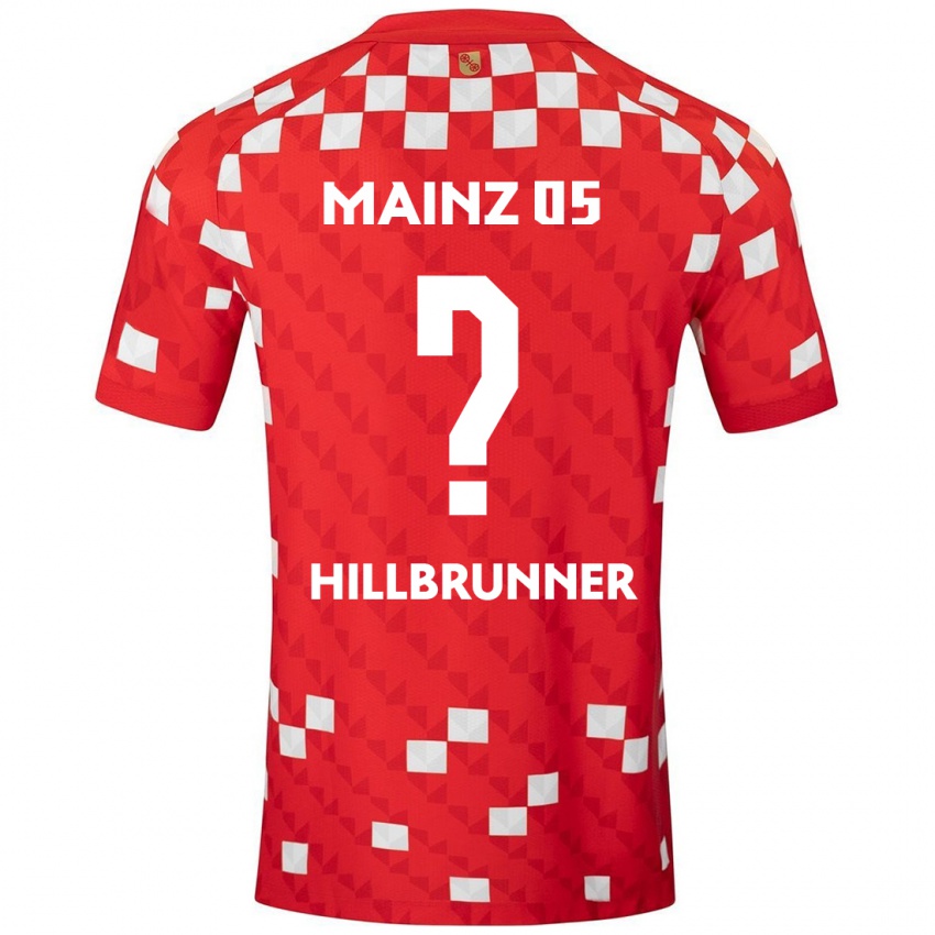 Kinderen Fynn Hillbrunner #0 Wit Rood Thuisshirt Thuistenue 2024/25 T-Shirt