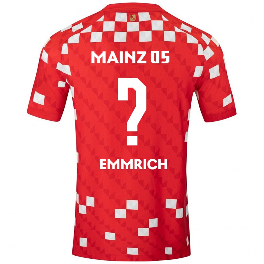 Kinderen Robin Emmrich #0 Wit Rood Thuisshirt Thuistenue 2024/25 T-Shirt