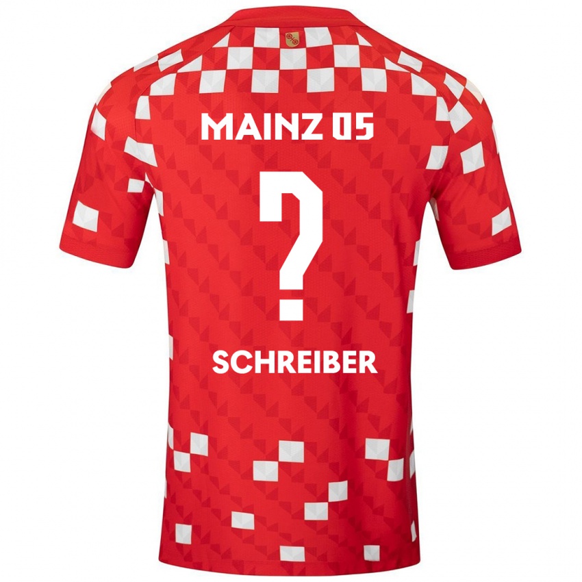 Kinderen Philipp Schreiber #0 Wit Rood Thuisshirt Thuistenue 2024/25 T-Shirt