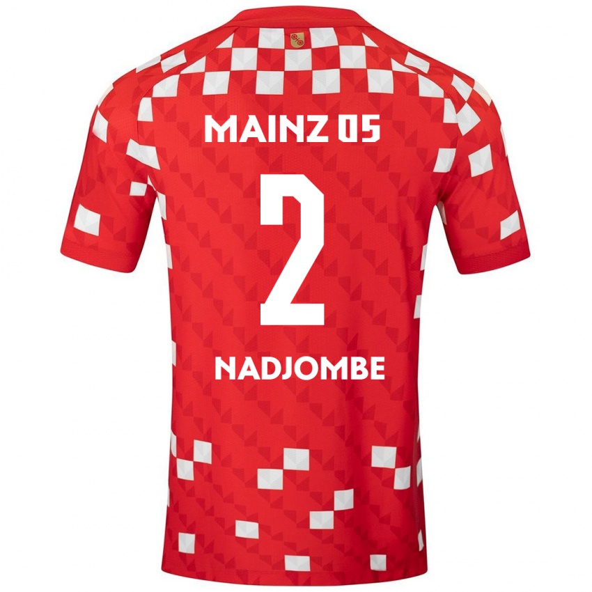 Kinderen Jean-Marie Nadjombe #2 Wit Rood Thuisshirt Thuistenue 2024/25 T-Shirt