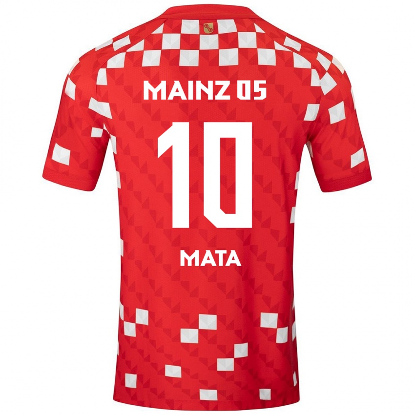 Kinderen Ken Mata #10 Wit Rood Thuisshirt Thuistenue 2024/25 T-Shirt