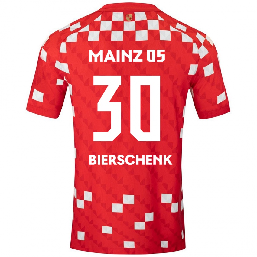 Kinderen Lovis Bierschenk #30 Wit Rood Thuisshirt Thuistenue 2024/25 T-Shirt