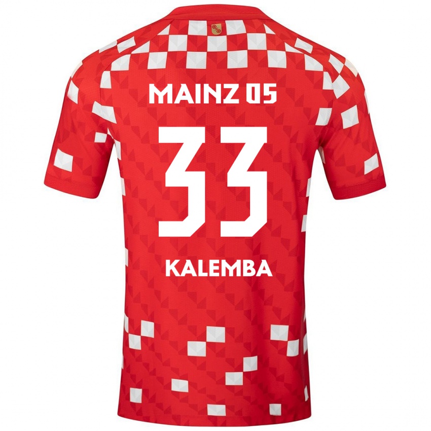 Kinderen Marcel Kalemba #33 Wit Rood Thuisshirt Thuistenue 2024/25 T-Shirt