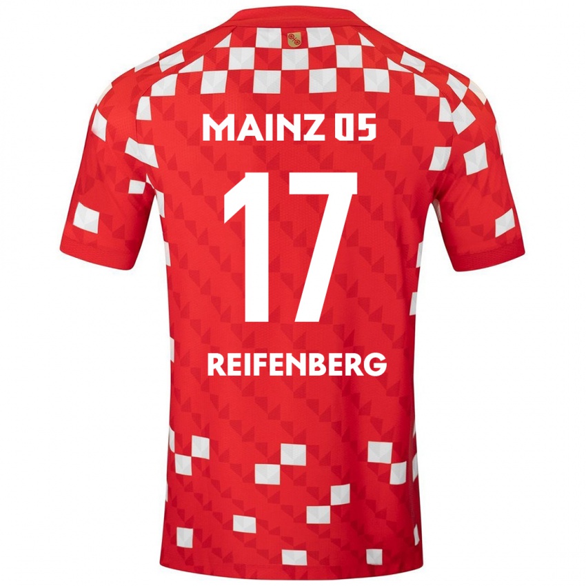 Kinderen Michelle Reifenberg #17 Wit Rood Thuisshirt Thuistenue 2024/25 T-Shirt