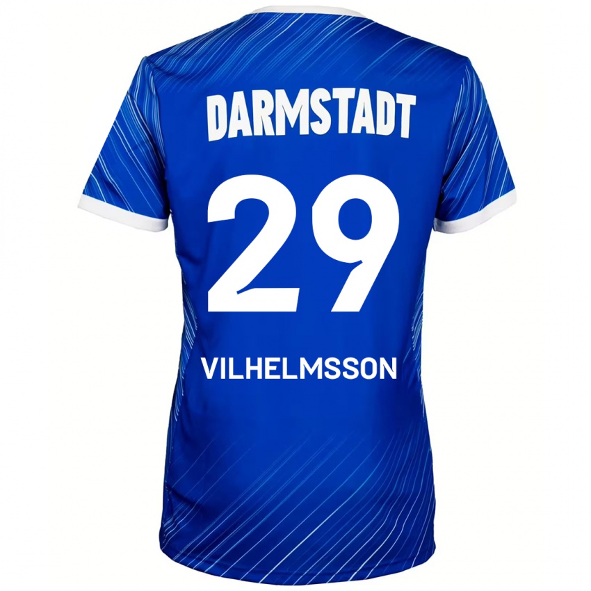 Kinderen Oscar Vilhelmsson #29 Blauw Wit Thuisshirt Thuistenue 2024/25 T-Shirt