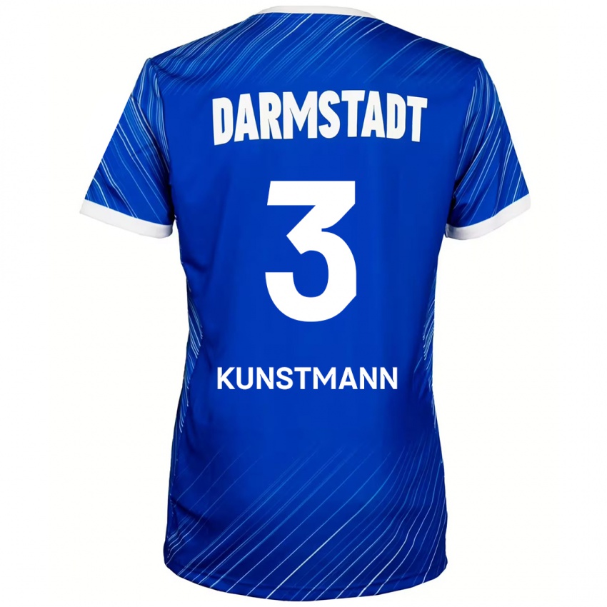 Kinderen Kelvin Kunstmann #3 Blauw Wit Thuisshirt Thuistenue 2024/25 T-Shirt