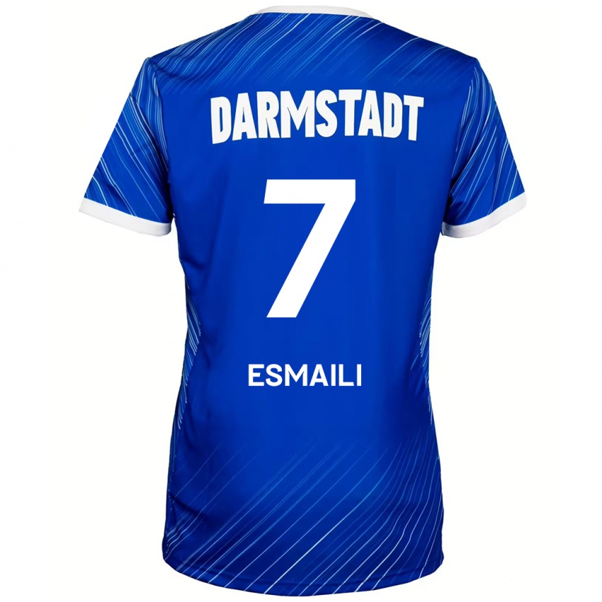 Kinderen Ali Esmaili #7 Blauw Wit Thuisshirt Thuistenue 2024/25 T-Shirt