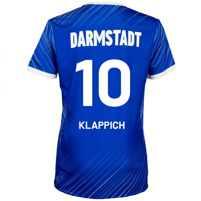 Kinderen Luis Klappich #10 Blauw Wit Thuisshirt Thuistenue 2024/25 T-Shirt