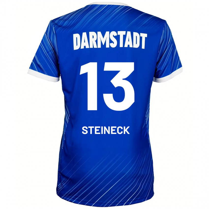 Kinderen Tom Steineck #13 Blauw Wit Thuisshirt Thuistenue 2024/25 T-Shirt