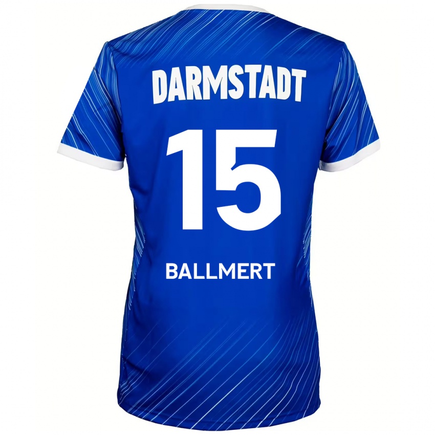 Kinderen Markus Ballmert #15 Blauw Wit Thuisshirt Thuistenue 2024/25 T-Shirt