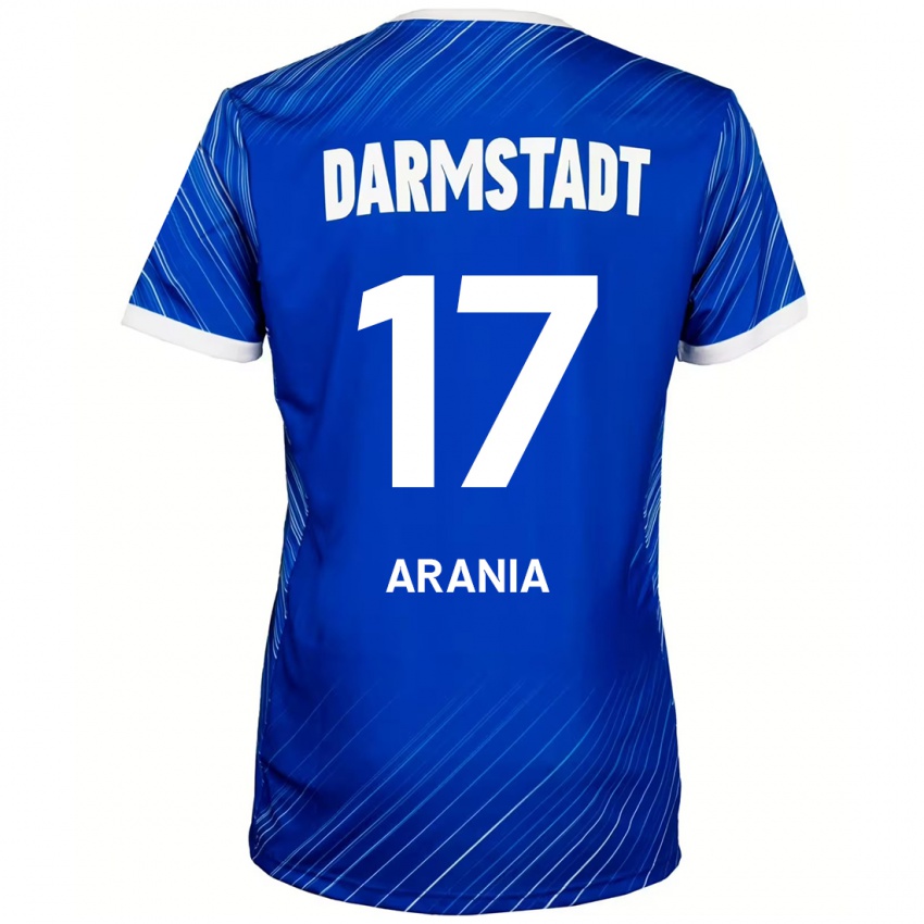 Kinderen Asaf Arania #17 Blauw Wit Thuisshirt Thuistenue 2024/25 T-Shirt