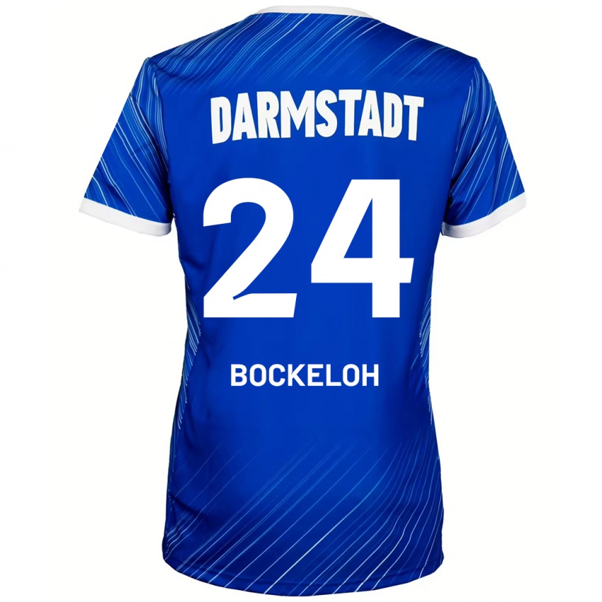 Kinderen Leonhard Bockeloh #24 Blauw Wit Thuisshirt Thuistenue 2024/25 T-Shirt