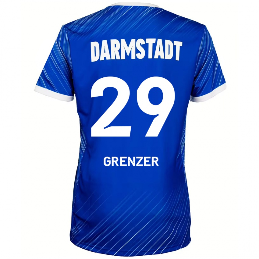 Kinderen Mika Grenzer #29 Blauw Wit Thuisshirt Thuistenue 2024/25 T-Shirt