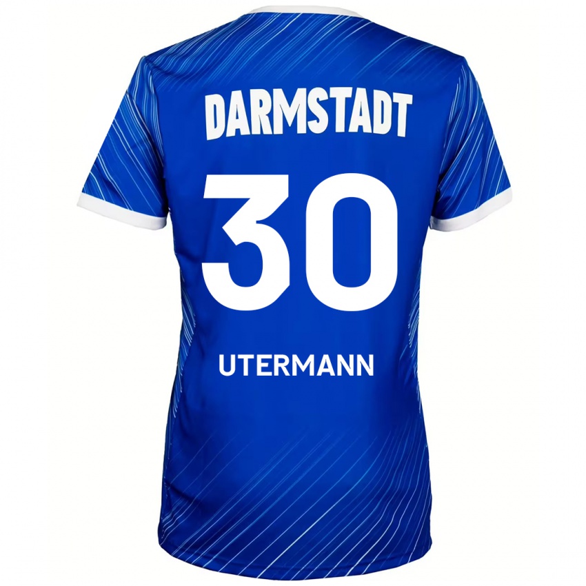 Kinderen Anton Utermann #30 Blauw Wit Thuisshirt Thuistenue 2024/25 T-Shirt