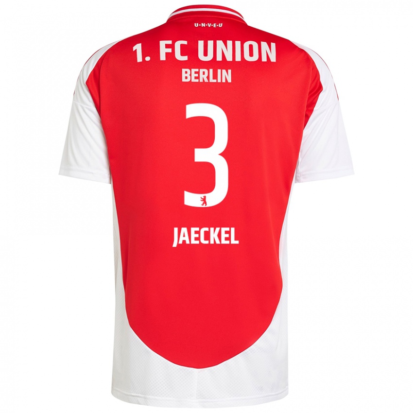 Kinderen Paul Jaeckel #3 Rood Wit Thuisshirt Thuistenue 2024/25 T-Shirt