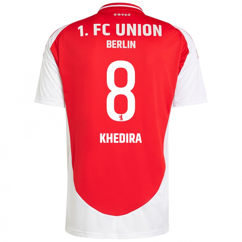 Kinderen Rani Khedira #8 Rood Wit Thuisshirt Thuistenue 2024/25 T-Shirt