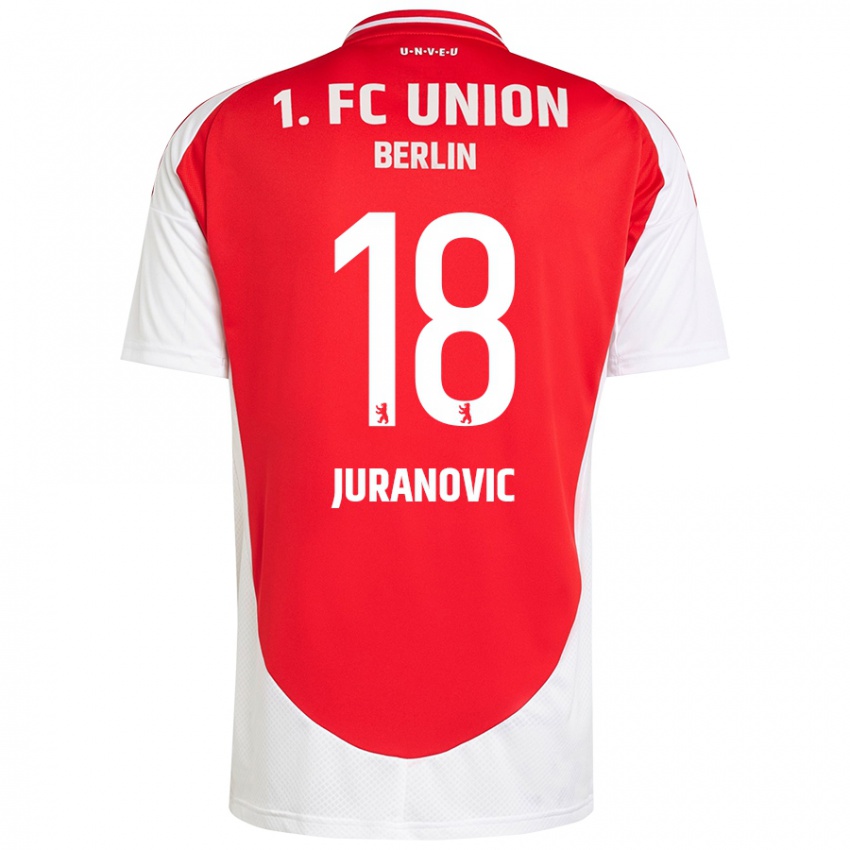 Kinderen Josip Juranovic #18 Rood Wit Thuisshirt Thuistenue 2024/25 T-Shirt