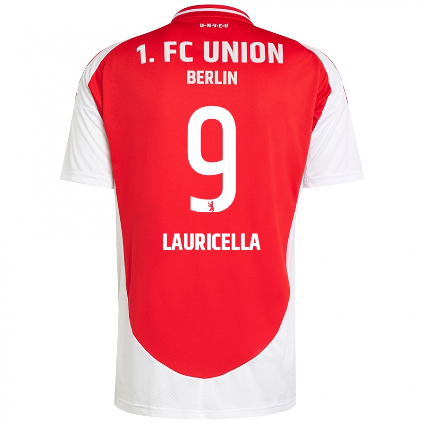 Kinderen Guiseppe Lauricella #9 Rood Wit Thuisshirt Thuistenue 2024/25 T-Shirt