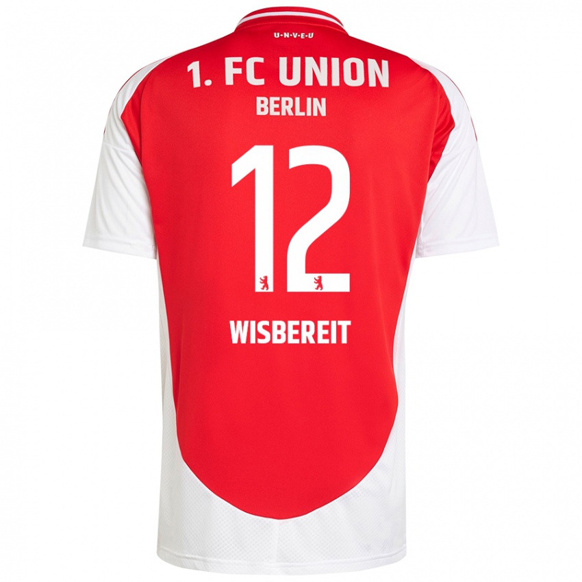 Kinderen Tom Wisbereit #12 Rood Wit Thuisshirt Thuistenue 2024/25 T-Shirt