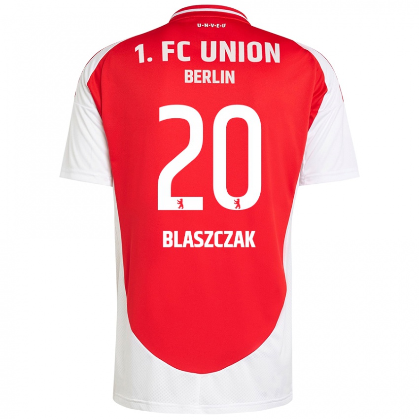 Kinderen Tim Blaszczak #20 Rood Wit Thuisshirt Thuistenue 2024/25 T-Shirt