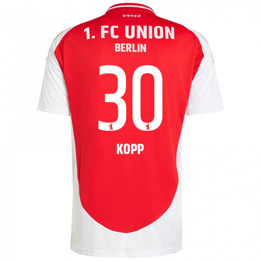 Kinderen Marvin Kopp #30 Rood Wit Thuisshirt Thuistenue 2024/25 T-Shirt