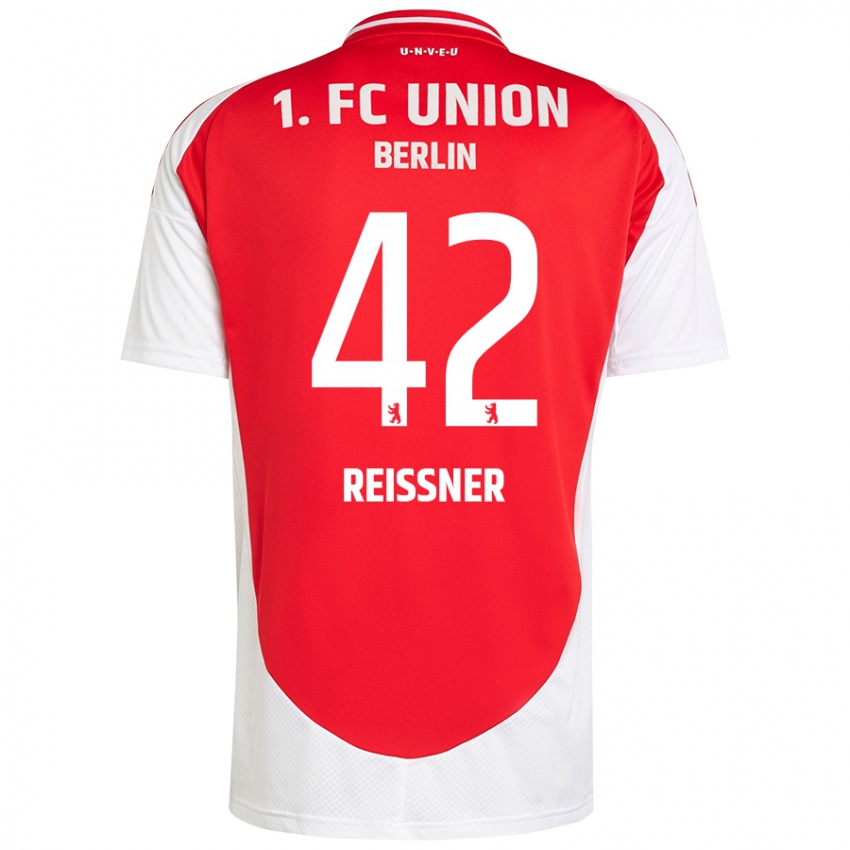 Kinderen Naika Reissner #42 Rood Wit Thuisshirt Thuistenue 2024/25 T-Shirt