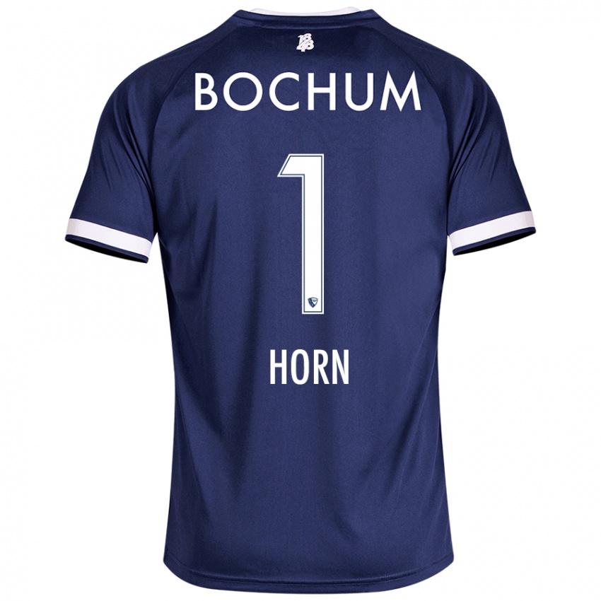 Kinderen Timo Horn #1 Donkerblauw Thuisshirt Thuistenue 2024/25 T-Shirt