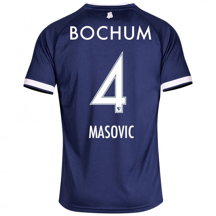 Kinderen Erhan Masovic #4 Donkerblauw Thuisshirt Thuistenue 2024/25 T-Shirt