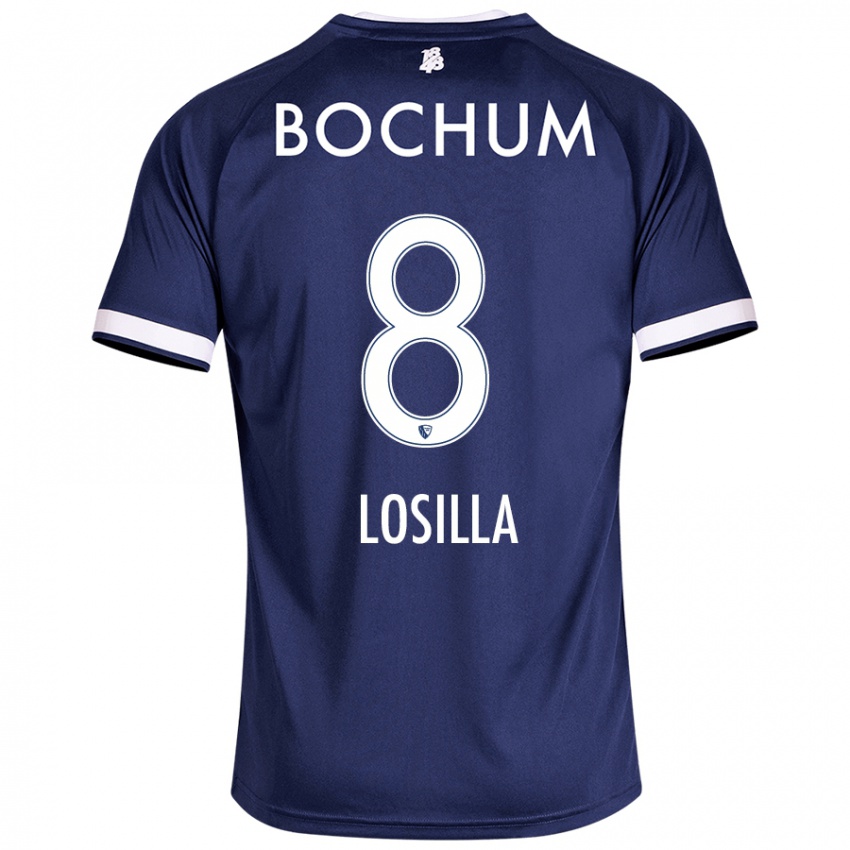 Kinderen Anthony Losilla #8 Donkerblauw Thuisshirt Thuistenue 2024/25 T-Shirt