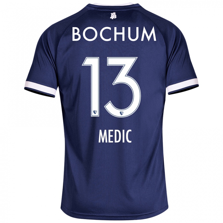 Kinderen Jakov Medic #13 Donkerblauw Thuisshirt Thuistenue 2024/25 T-Shirt