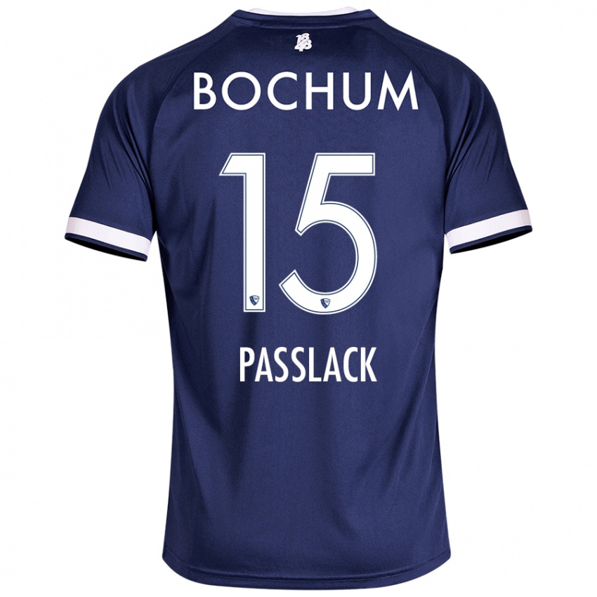 Kinderen Felix Passlack #15 Donkerblauw Thuisshirt Thuistenue 2024/25 T-Shirt