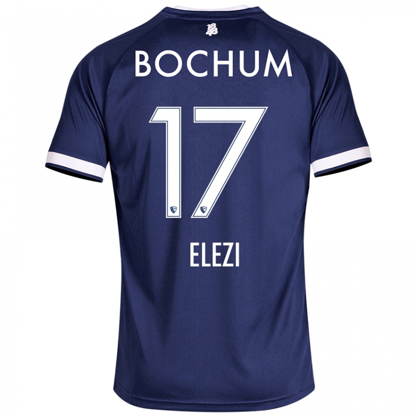 Kinderen Agon Elezi #17 Donkerblauw Thuisshirt Thuistenue 2024/25 T-Shirt