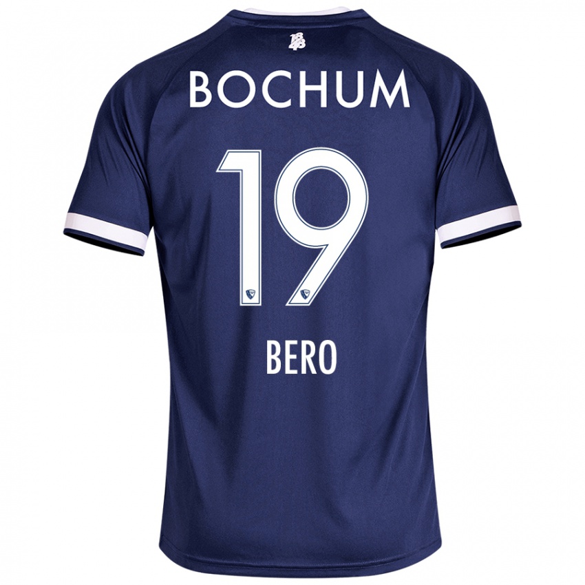 Kinderen Matus Bero #19 Donkerblauw Thuisshirt Thuistenue 2024/25 T-Shirt