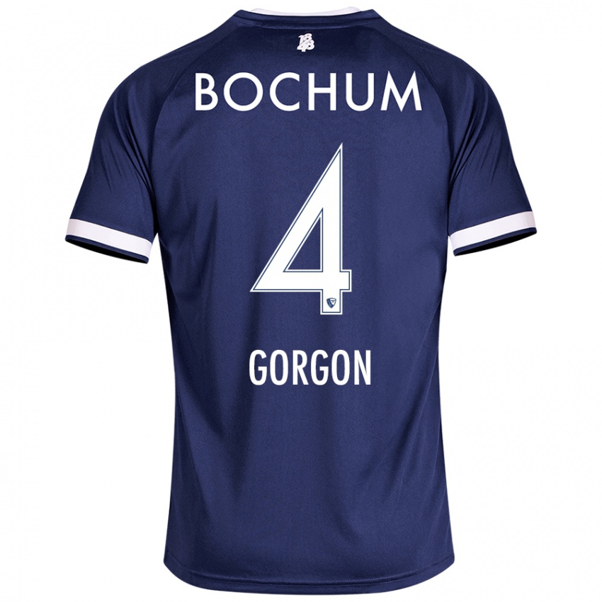 Kinderen Felix Gorgon #4 Donkerblauw Thuisshirt Thuistenue 2024/25 T-Shirt