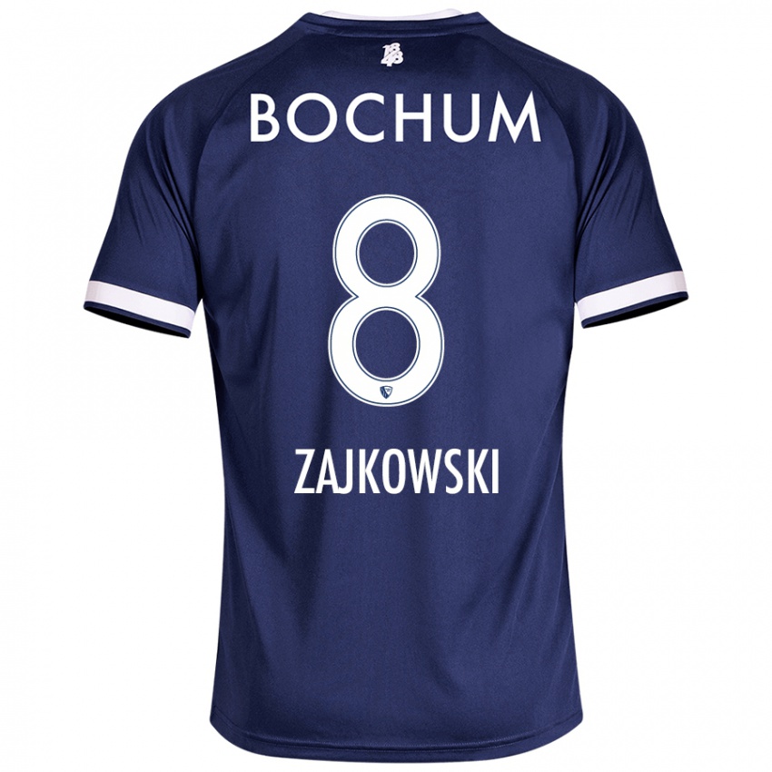 Kinderen Cedric Zajkowski #8 Donkerblauw Thuisshirt Thuistenue 2024/25 T-Shirt