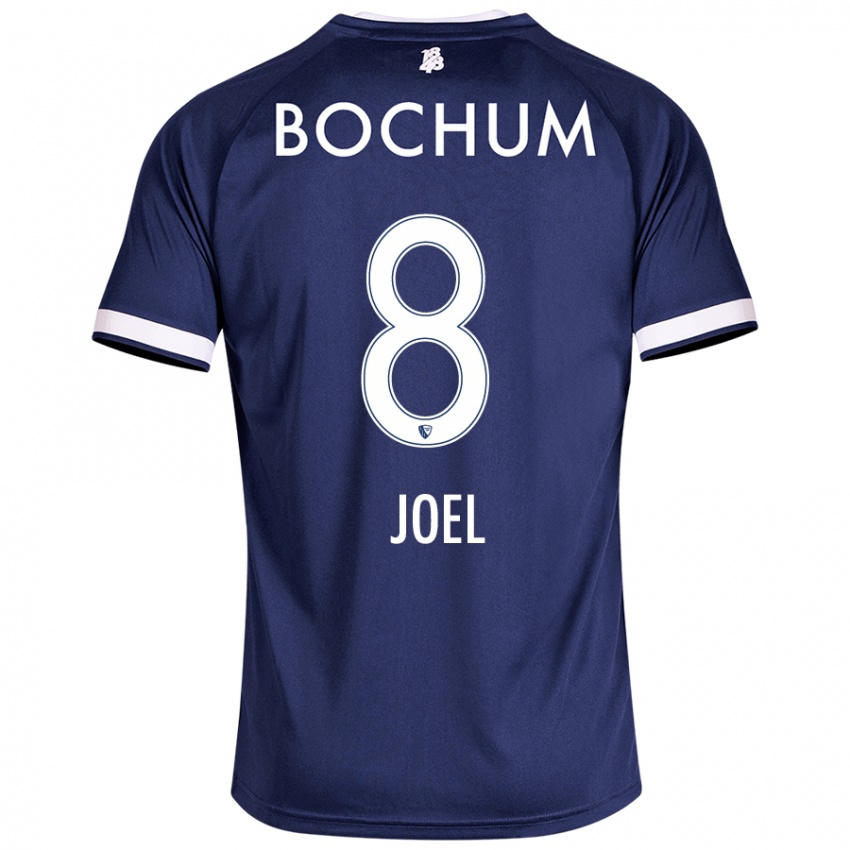 Kinderen Nico Joel #8 Donkerblauw Thuisshirt Thuistenue 2024/25 T-Shirt