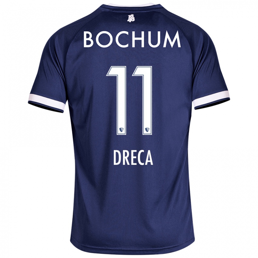 Kinderen Benjamin Dreca #11 Donkerblauw Thuisshirt Thuistenue 2024/25 T-Shirt