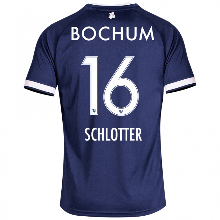 Kinderen Joel Schlotter #16 Donkerblauw Thuisshirt Thuistenue 2024/25 T-Shirt