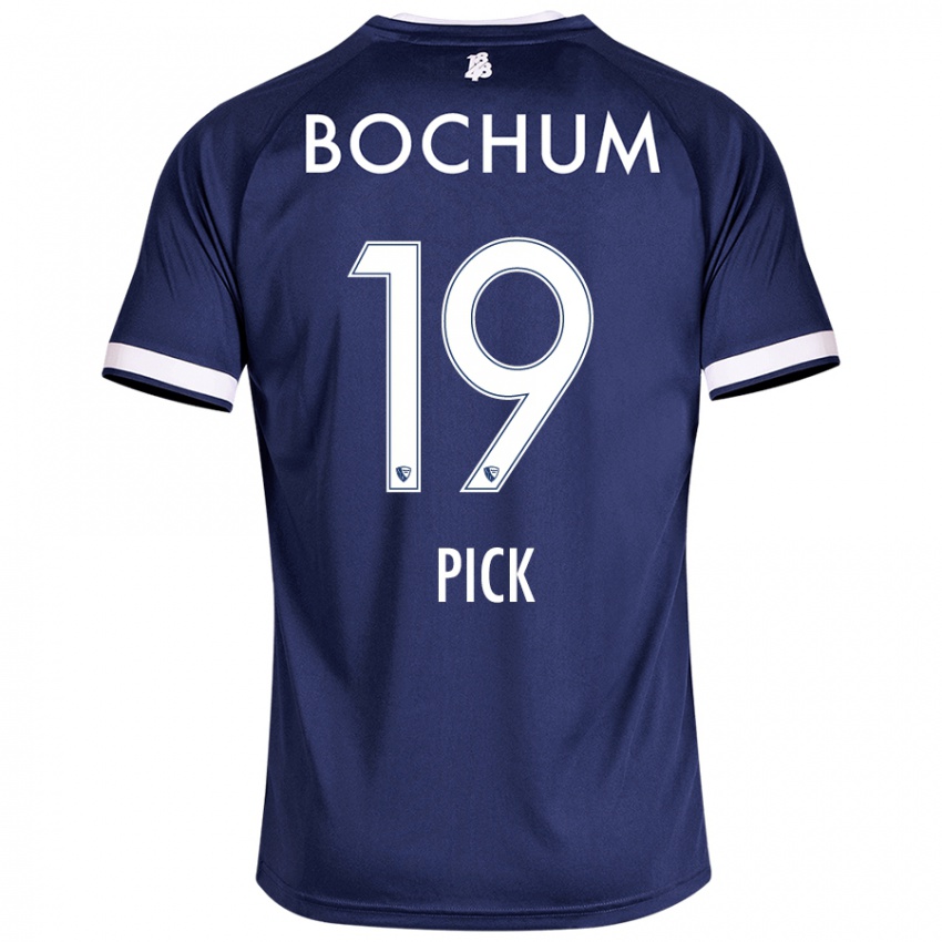 Kinderen Luis Pick #19 Donkerblauw Thuisshirt Thuistenue 2024/25 T-Shirt