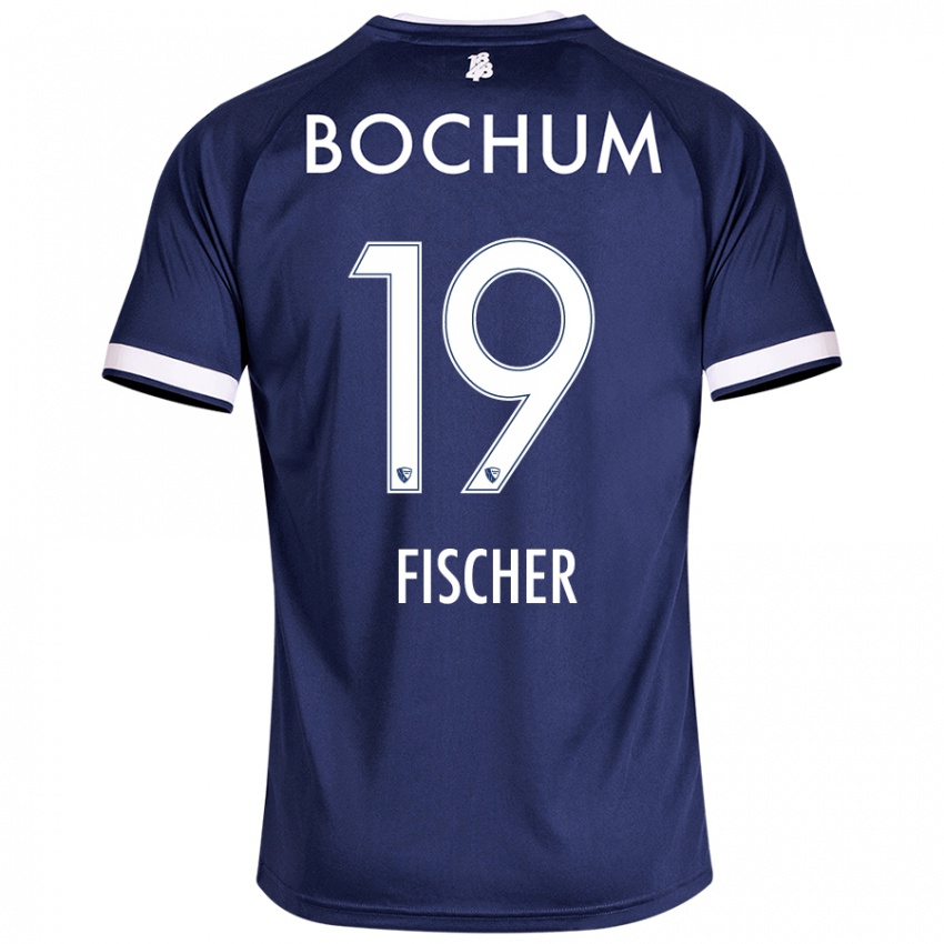 Kinderen Desmond Fischer #19 Donkerblauw Thuisshirt Thuistenue 2024/25 T-Shirt