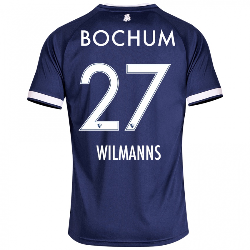 Kinderen Anjo Wilmanns #27 Donkerblauw Thuisshirt Thuistenue 2024/25 T-Shirt