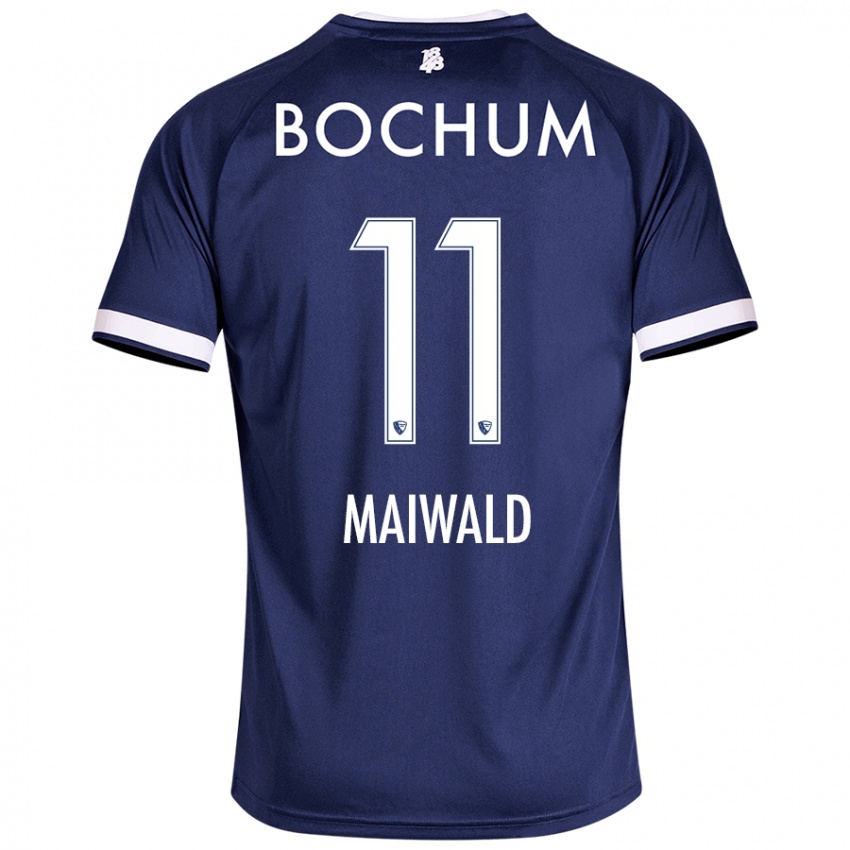 Kinderen Anna Maiwald #11 Donkerblauw Thuisshirt Thuistenue 2024/25 T-Shirt