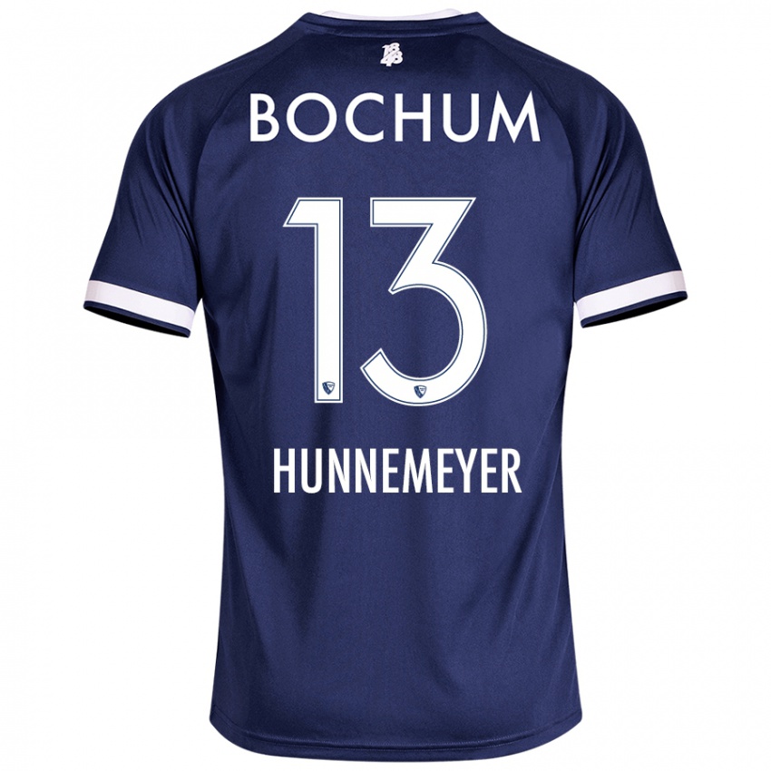 Kinderen Maja Hünnemeyer #13 Donkerblauw Thuisshirt Thuistenue 2024/25 T-Shirt