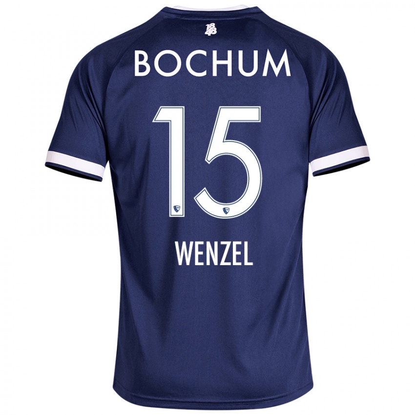 Kinderen Franziska Wenzel #15 Donkerblauw Thuisshirt Thuistenue 2024/25 T-Shirt