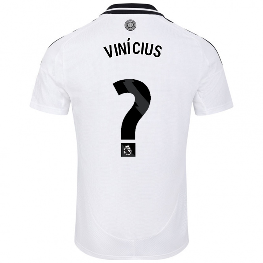 Kinderen Carlos Vinícius #0 Wit Thuisshirt Thuistenue 2024/25 T-Shirt