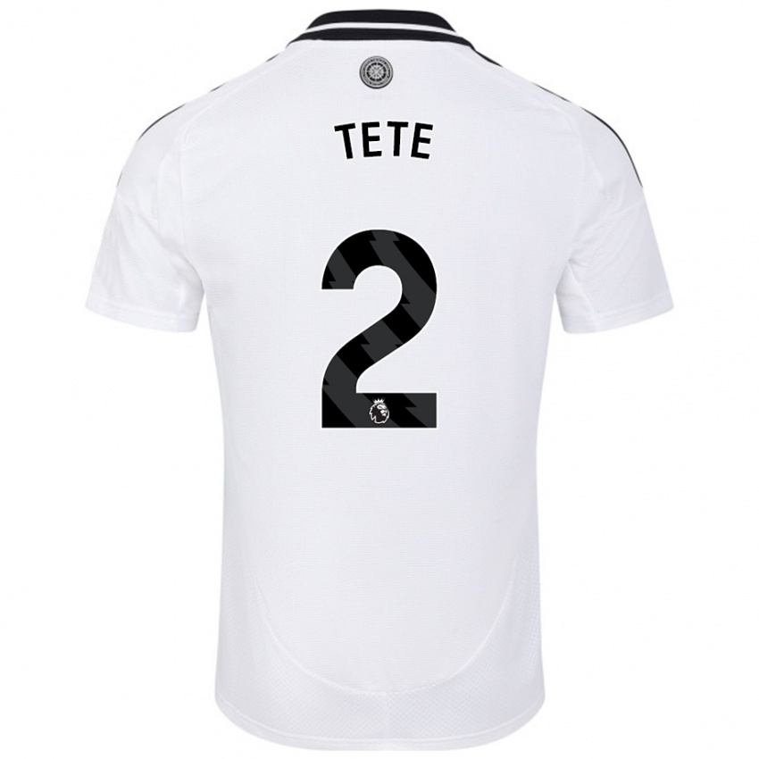 Kinderen Kenny Tete #2 Wit Thuisshirt Thuistenue 2024/25 T-Shirt