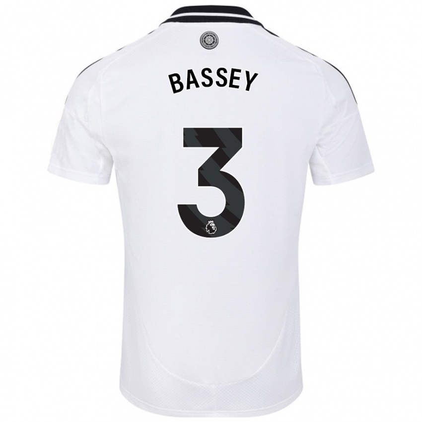 Kinderen Calvin Bassey #3 Wit Thuisshirt Thuistenue 2024/25 T-Shirt