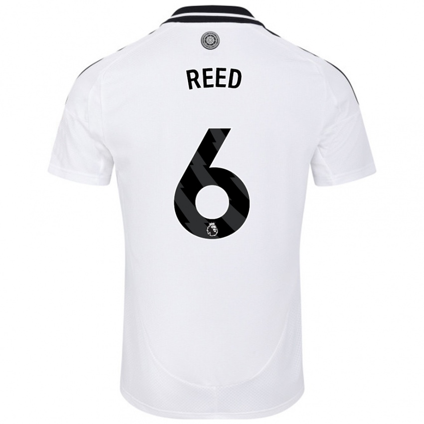 Kinderen Harrison Reed #6 Wit Thuisshirt Thuistenue 2024/25 T-Shirt