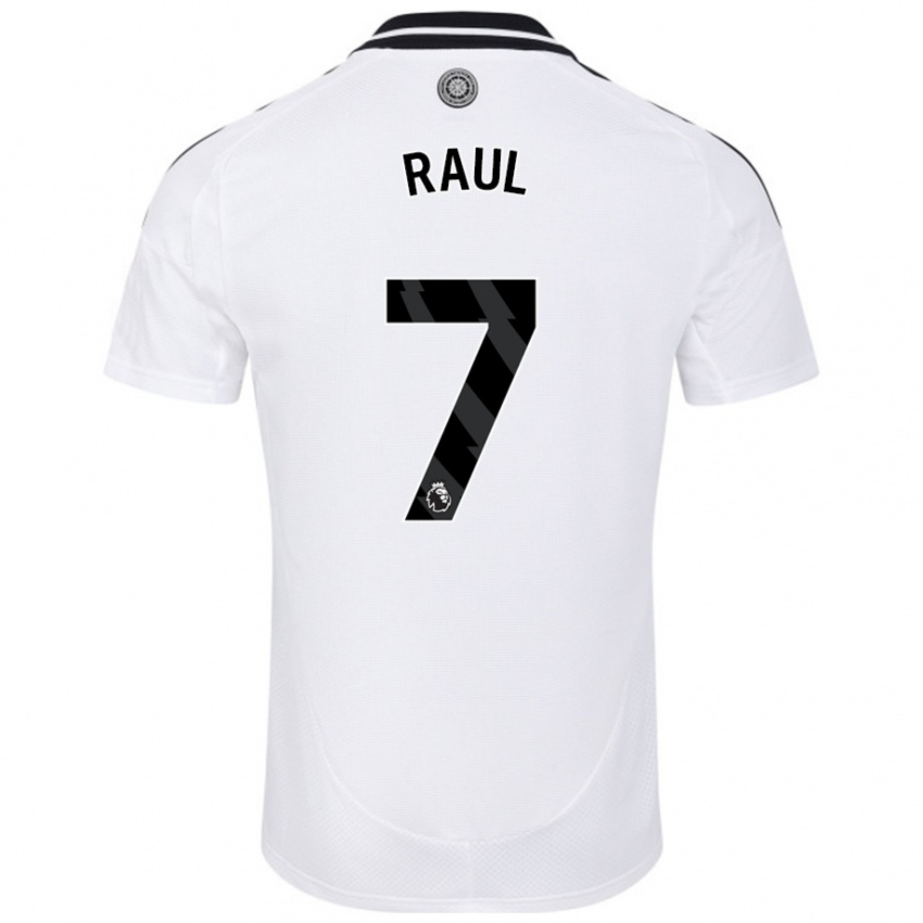 Kinderen Raúl Jiménez #7 Wit Thuisshirt Thuistenue 2024/25 T-Shirt